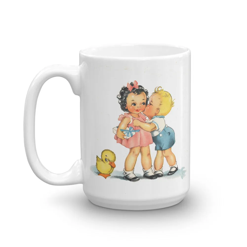 Kissing Kid Mug