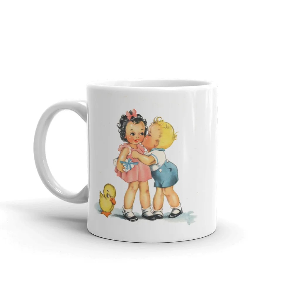 Kissing Kid Mug