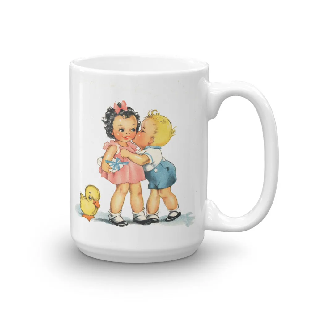 Kissing Kid Mug
