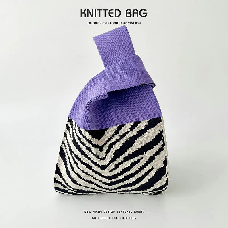 Knitted Large Capacity Totes Vest Commuting Shoulder Bags