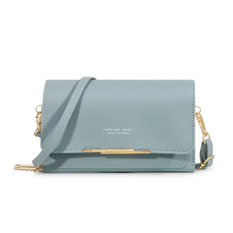 Korean Women’s Multi-Card Wallet & Shoulder Bag – Large Capacity & Stylish Design™