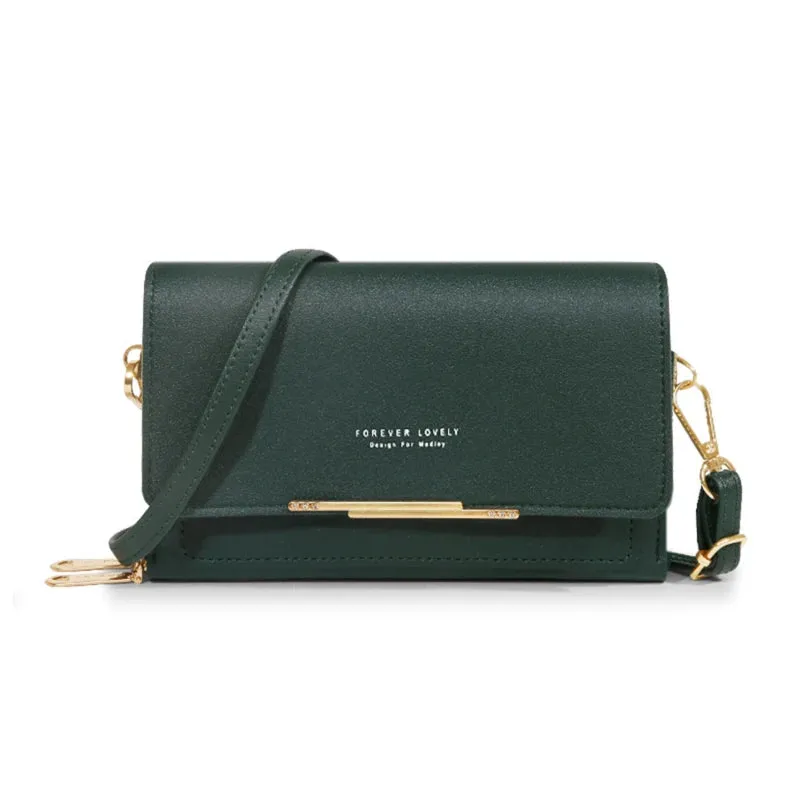 Korean Women’s Multi-Card Wallet & Shoulder Bag – Large Capacity & Stylish Design™