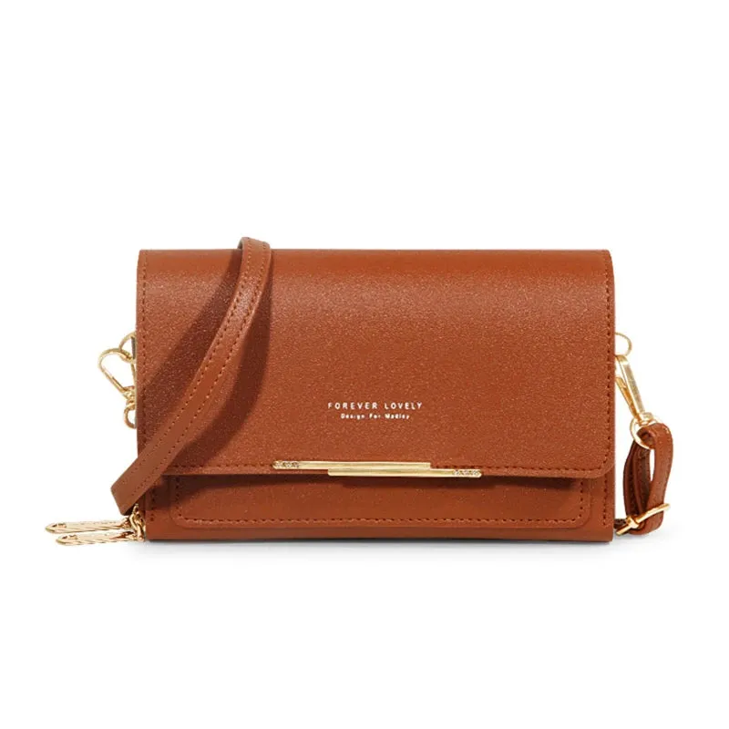 Korean Women’s Multi-Card Wallet & Shoulder Bag – Large Capacity & Stylish Design™