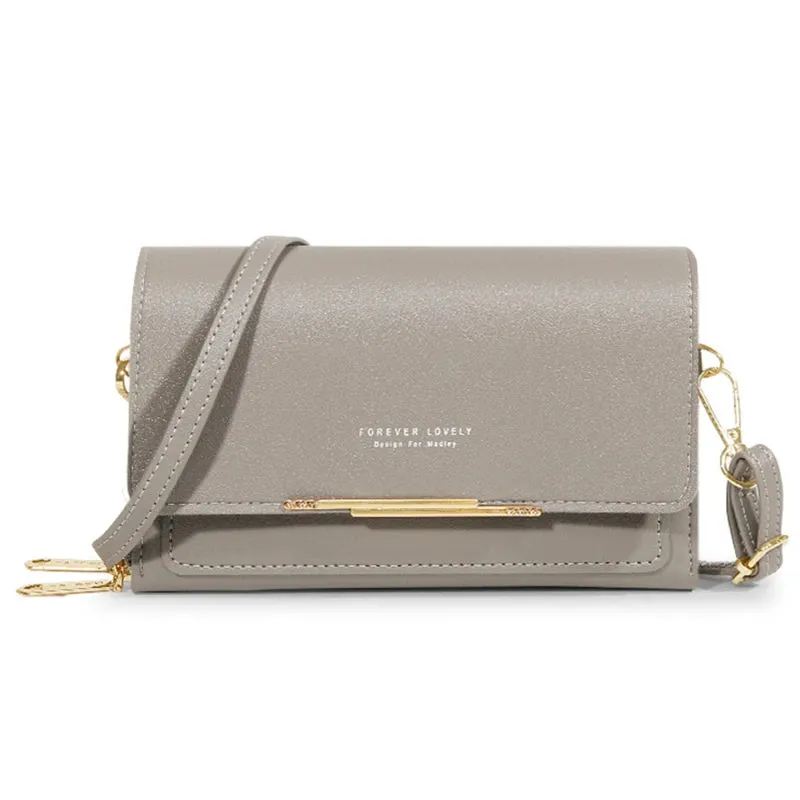 Korean Women’s Multi-Card Wallet & Shoulder Bag – Large Capacity & Stylish Design™