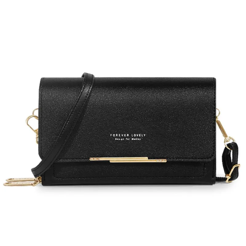 Korean Women’s Multi-Card Wallet & Shoulder Bag – Large Capacity & Stylish Design™