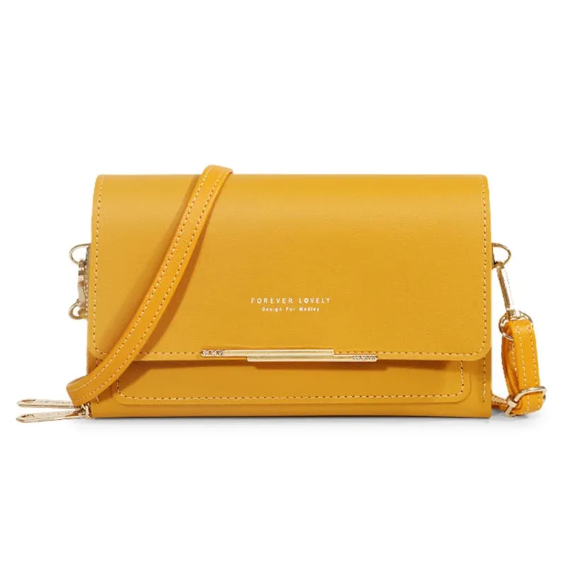 Korean Women’s Multi-Card Wallet & Shoulder Bag – Large Capacity & Stylish Design™