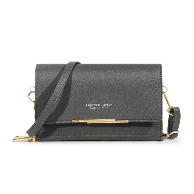 Korean Women’s Multi-Card Wallet & Shoulder Bag – Large Capacity & Stylish Design™
