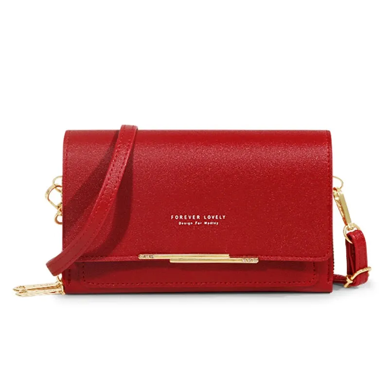 Korean Women’s Multi-Card Wallet & Shoulder Bag – Large Capacity & Stylish Design™