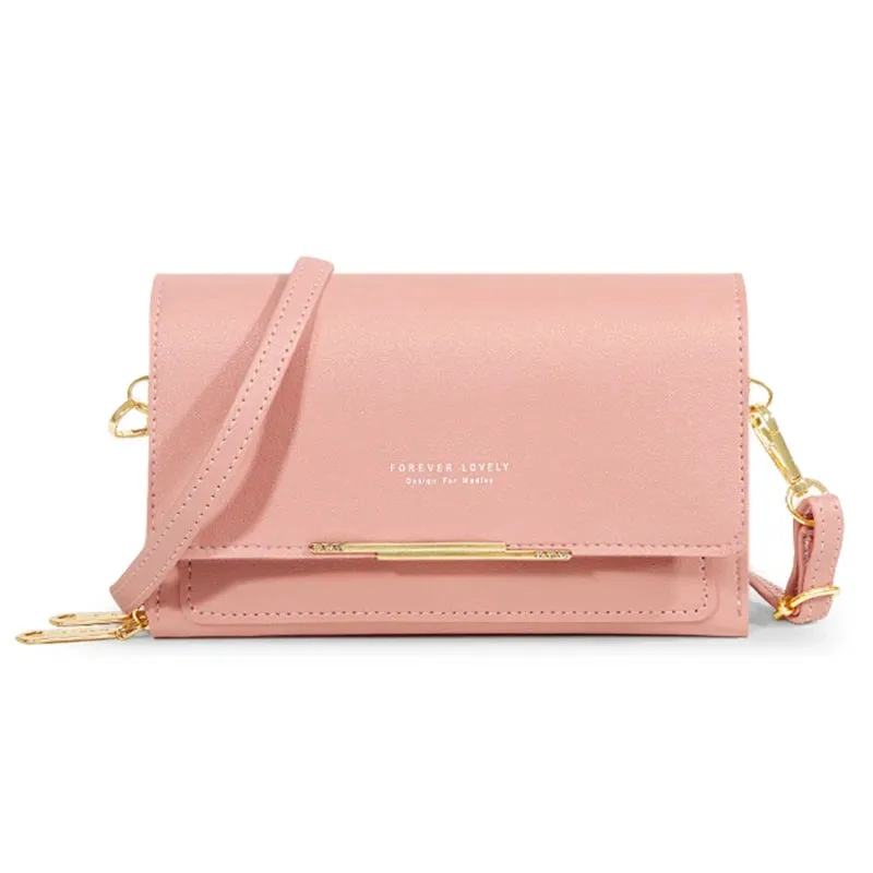 Korean Women’s Multi-Card Wallet & Shoulder Bag – Large Capacity & Stylish Design™