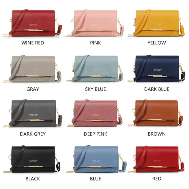 Korean Women’s Multi-Card Wallet & Shoulder Bag – Large Capacity & Stylish Design™