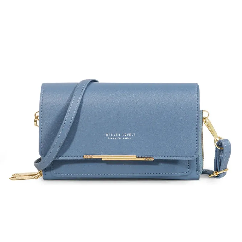 Korean Women’s Multi-Card Wallet & Shoulder Bag – Large Capacity & Stylish Design™