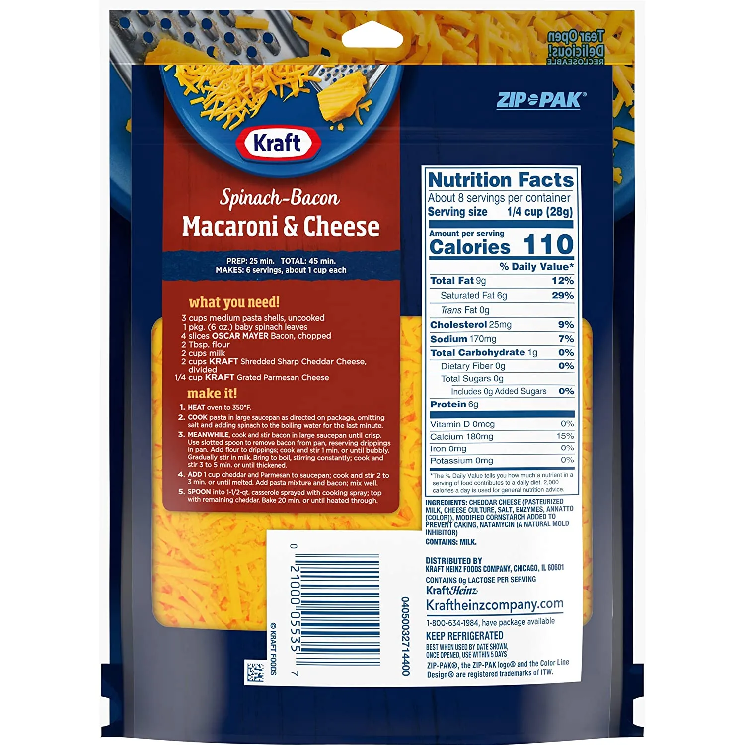 Kraft  Extra Sharp Cheddar Cheese 8oz