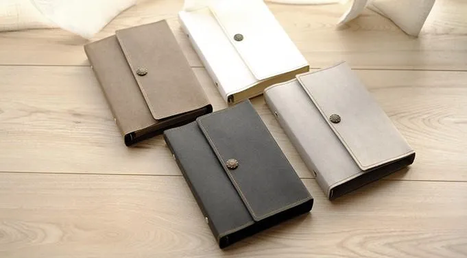 Kraft Paper Notebook Journal A5/A6 Loose-Leaf Travel Book Personalized Monogrammed Gift Custom Women Cute Journal