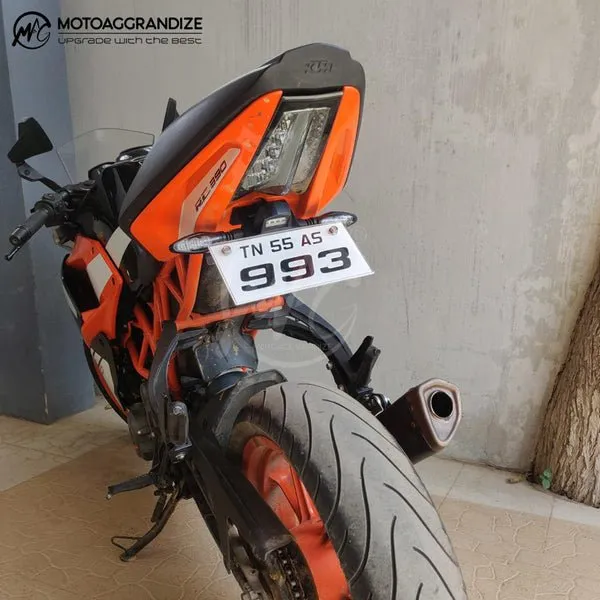 KTM RC 125 | 200 | 390 MOTOAGGRANDIZE Compact Tail Tidy/ Fender Eliminator 2015-2018