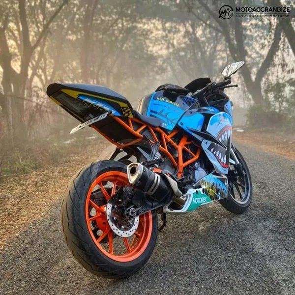 KTM RC 125 | 200 | 390 MOTOAGGRANDIZE Compact Tail Tidy/ Fender Eliminator 2015-2018