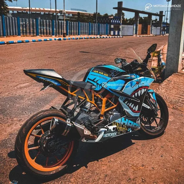 KTM RC 125 | 200 | 390 MOTOAGGRANDIZE Compact Tail Tidy/ Fender Eliminator 2015-2018