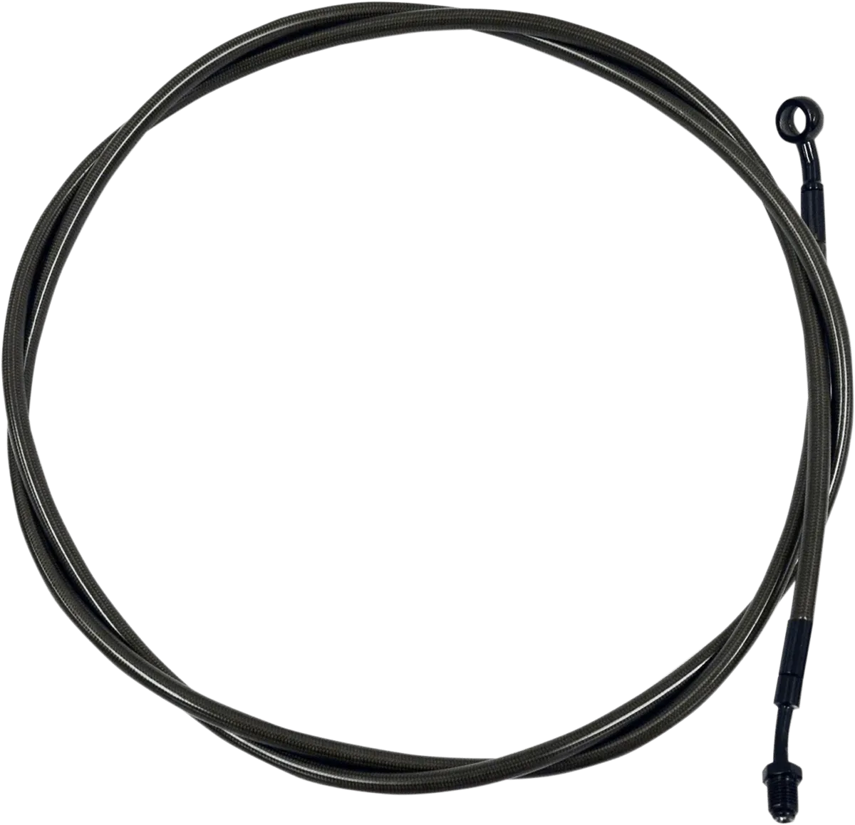 LA Choppers LA-8052C16M Braided Clutch Cable - 15-17in. Ape Hangers - Midnight