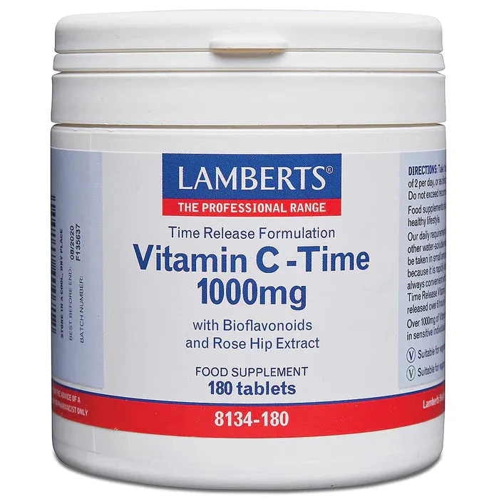 Lamberts Vitamin C Time Release, 1000mg, 180 Tablets