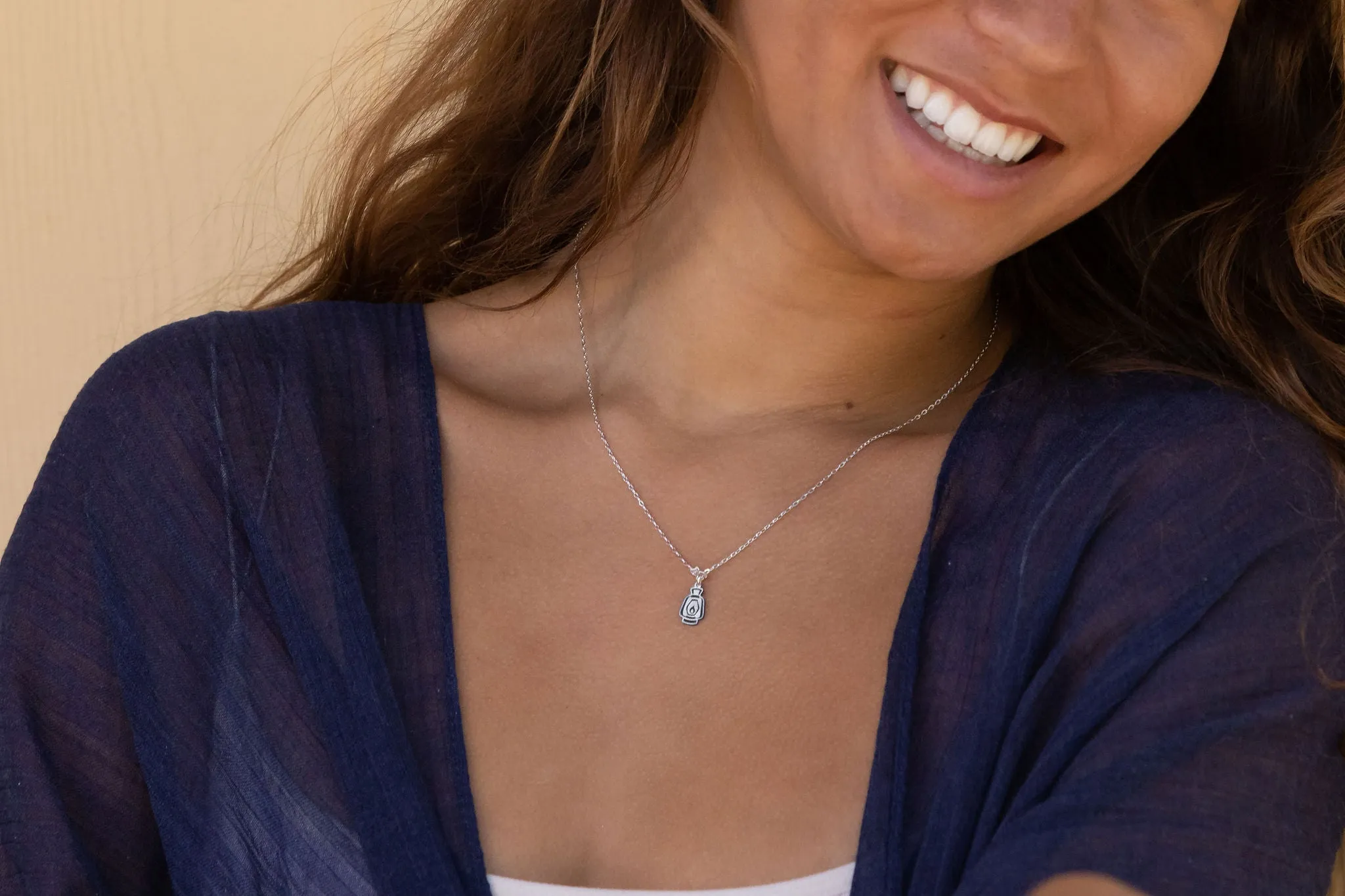 Lantern Tiny Necklace