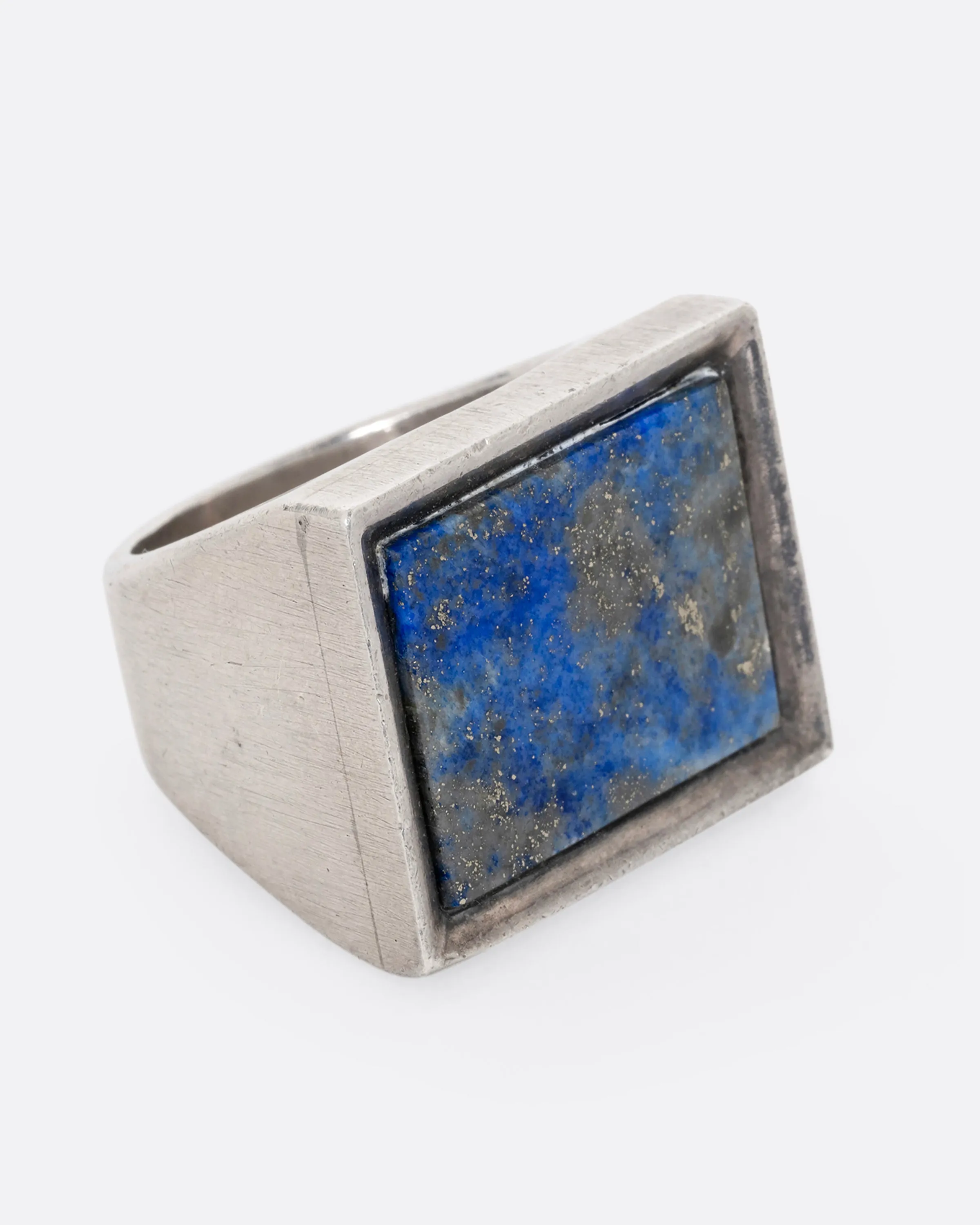 Lapis Signet Ring