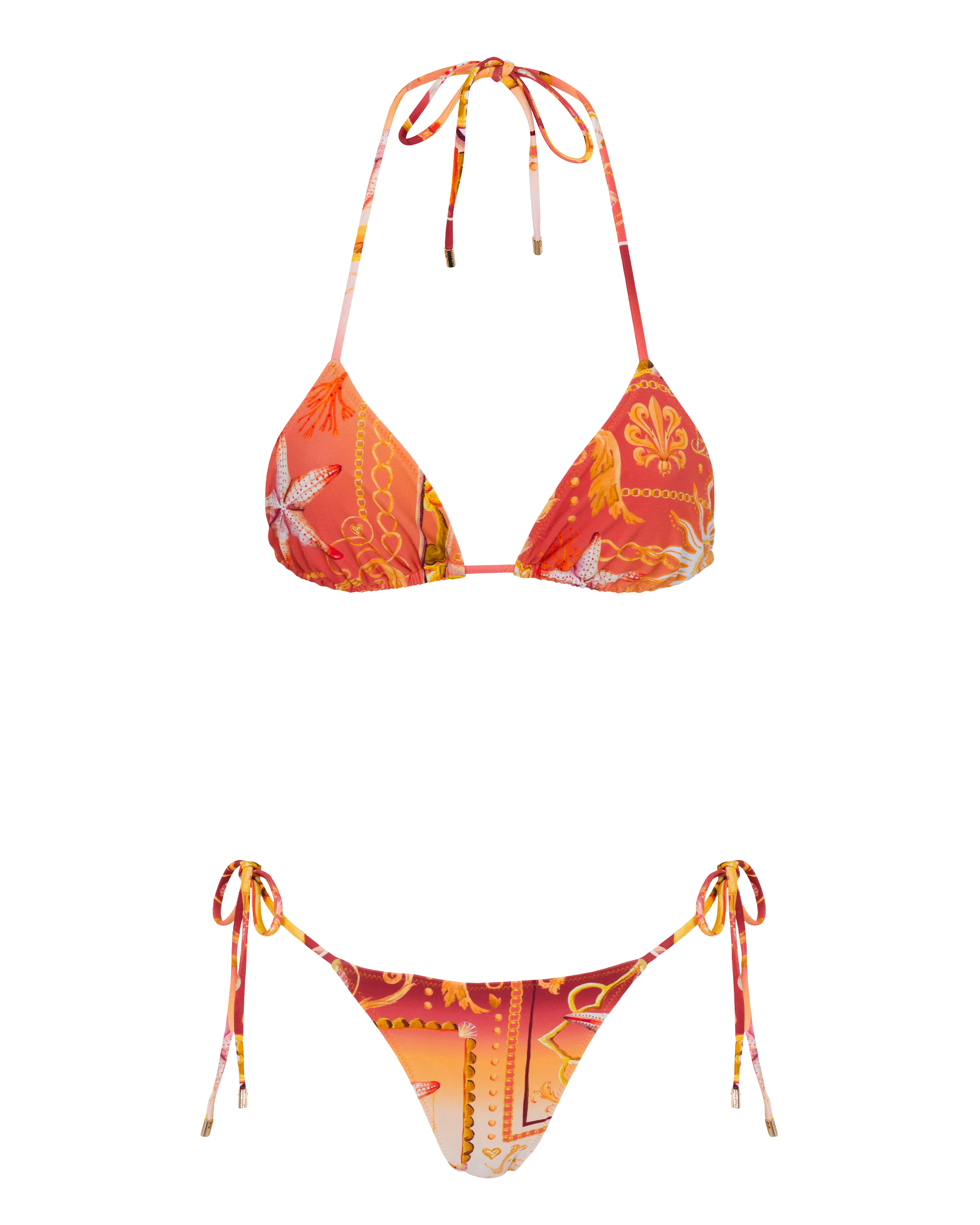 Le Triangle Top - Coral