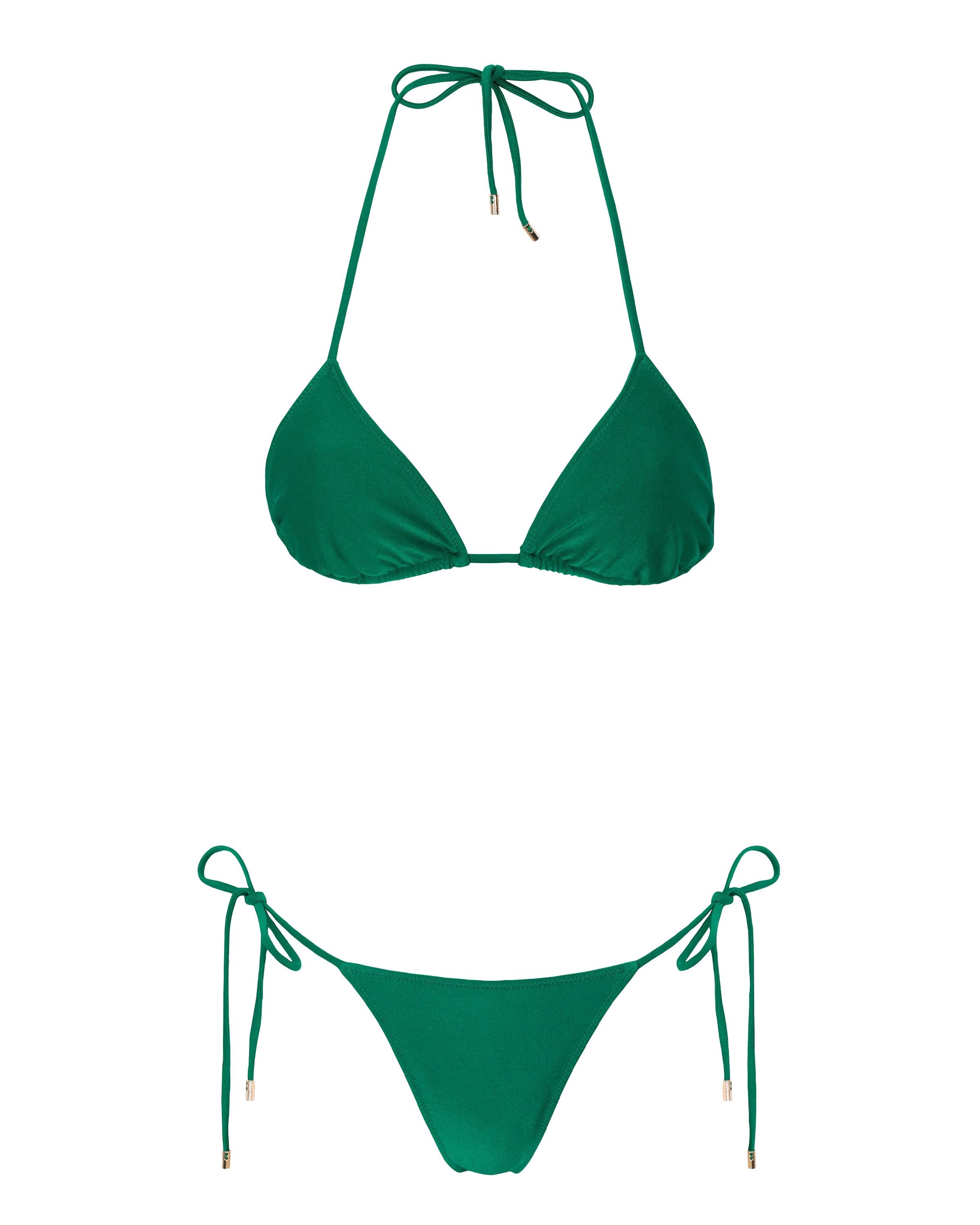 Le Triangle Top - Emerald Green
