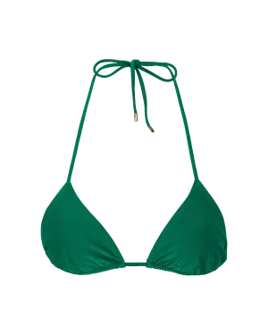 Le Triangle Top - Emerald Green