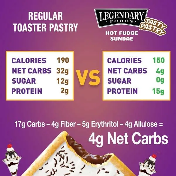 Legendary Foods Tasty Pastry Cake Style, 61g