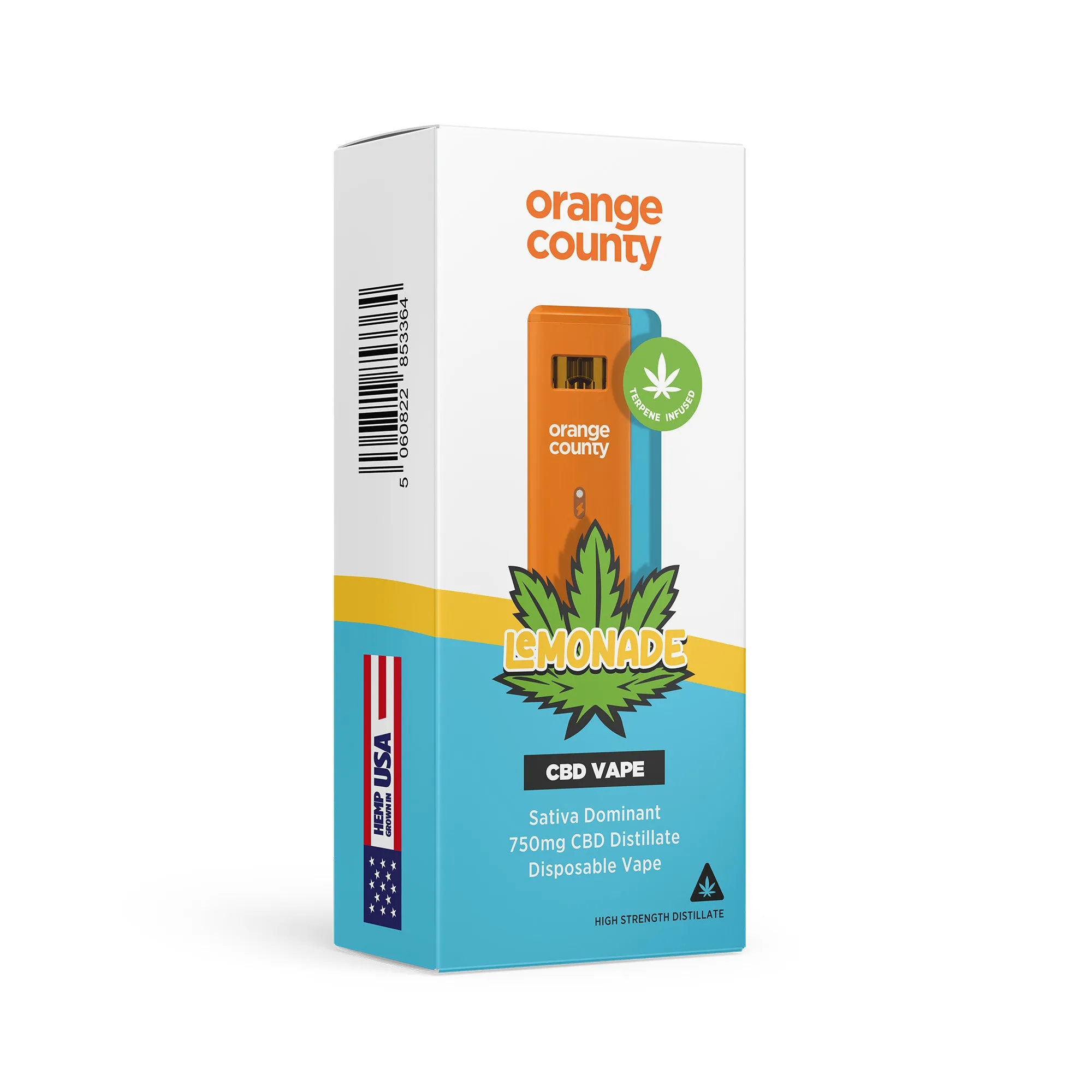 Lemonade 1ml Disposable CBD Vape Pen - (750mg)