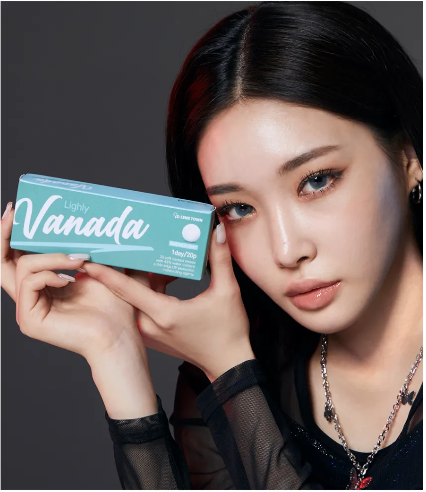 LensTown Lighly Vanada Emerald Gray | Daily 10 Pairs