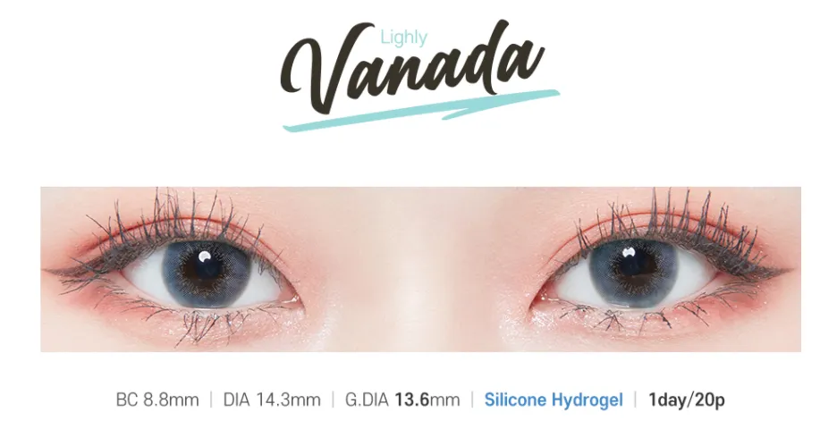 LensTown Lighly Vanada Emerald Gray | Daily 10 Pairs