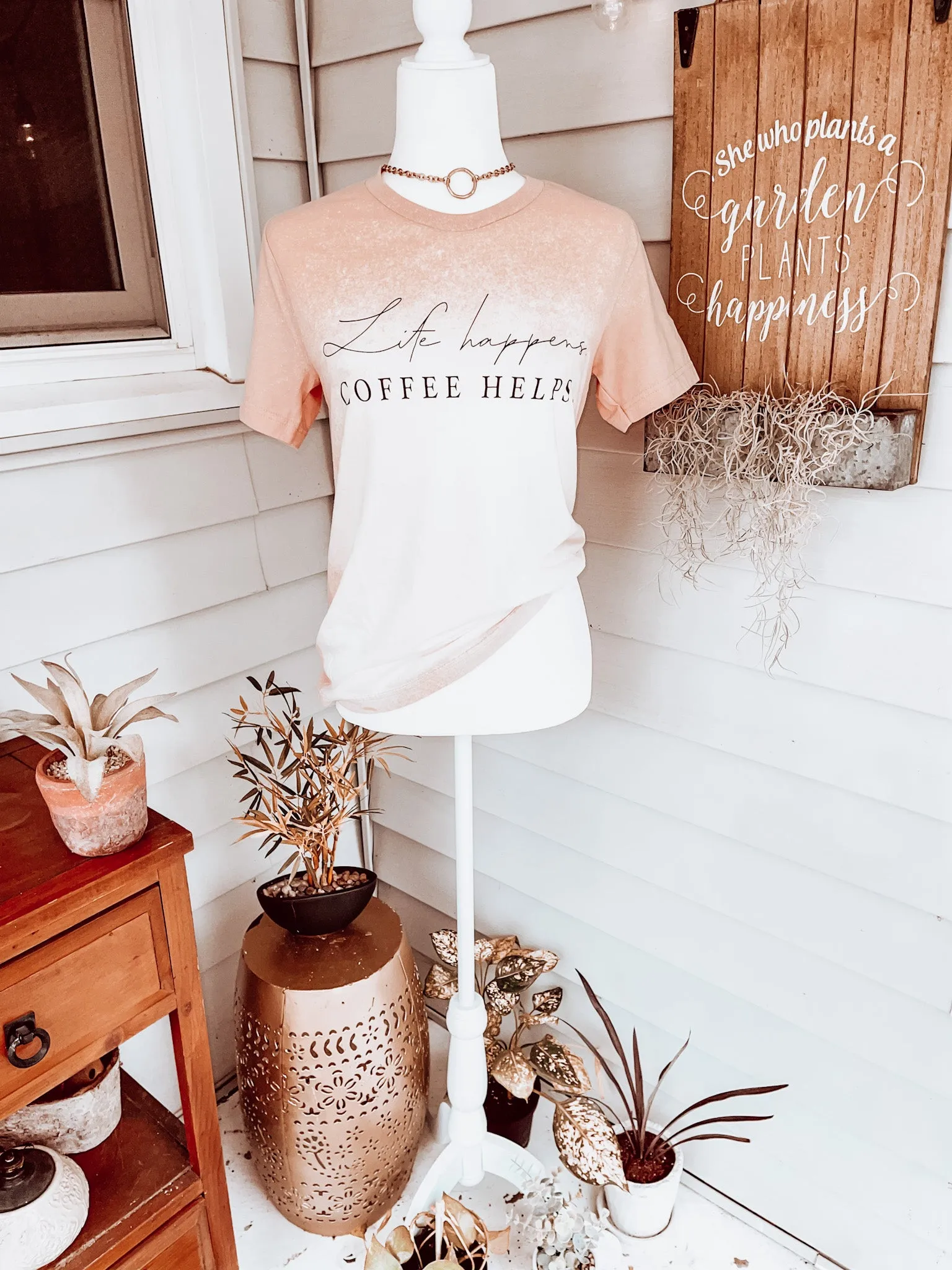 Life Happens, Coffee Helps TEE