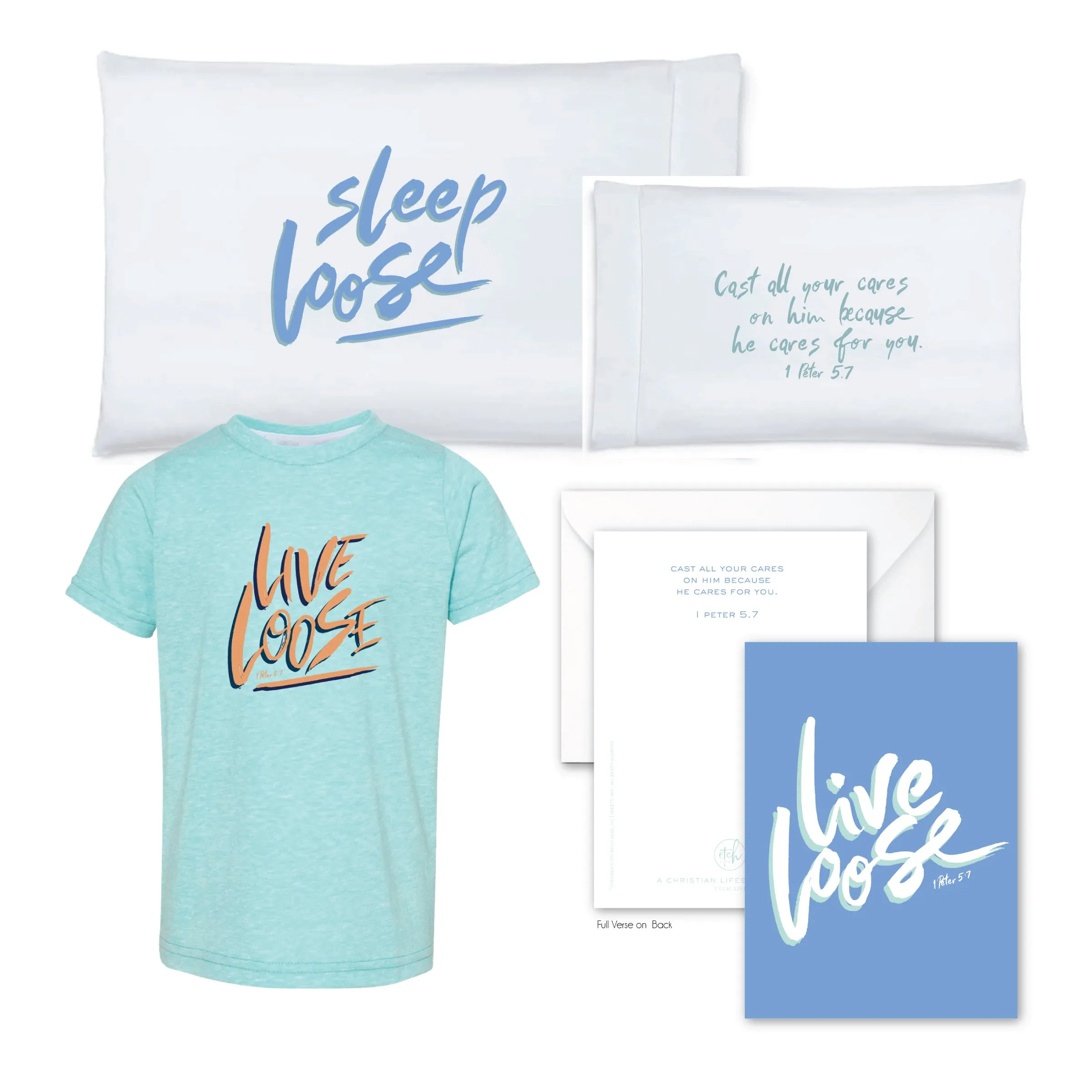 Live Loose Toddler Care Package | Caribbean Blue