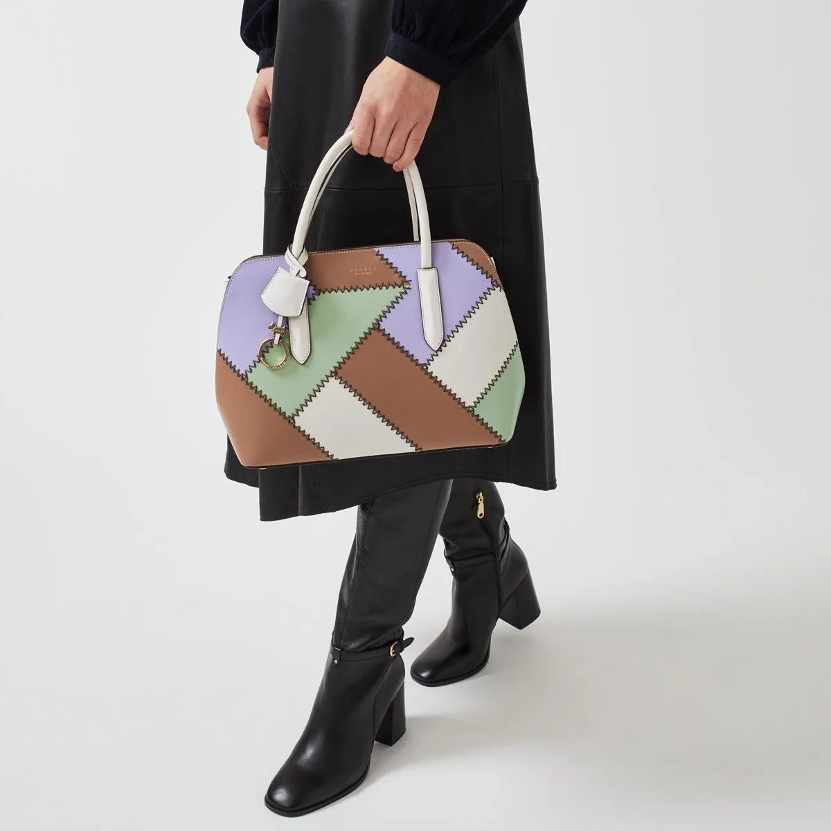 LIVERPOOL STREET 2.0 - PATCHWORK - Medium Zip-Top Multiway