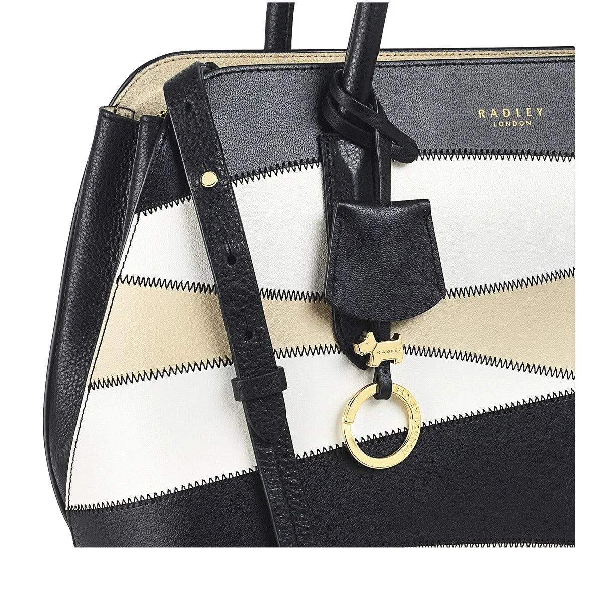 LIVERPOOL STREET 2.0 - PATCHWORK - Medium Zip-Top Multiway