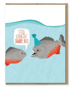 Lookin' Sharp Birthday Card