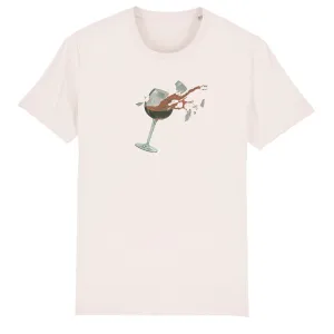 Loose Wineglass Tee - Cream
