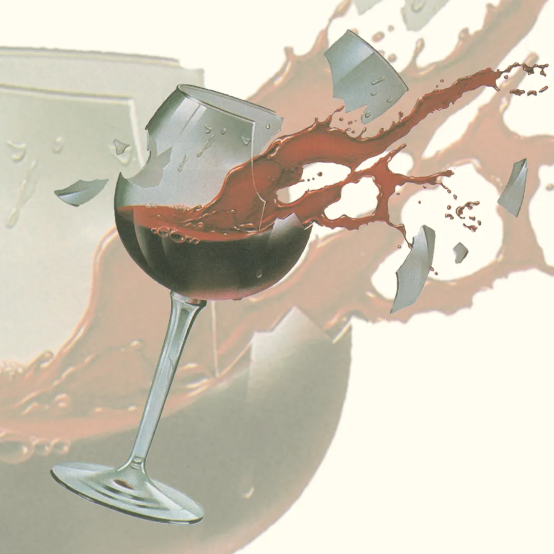 Loose Wineglass Tee - Cream
