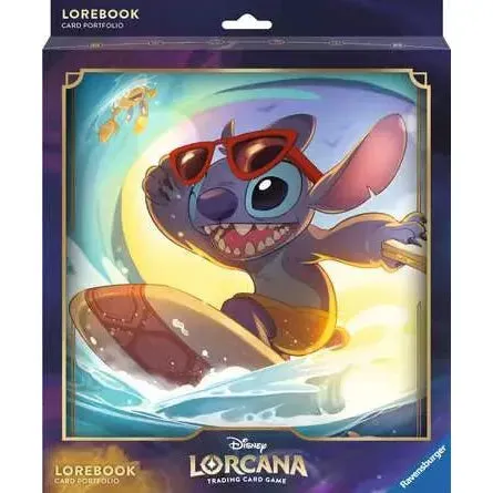Lorcana Portfolio 4 pocket - Stitch Carefree Surfer