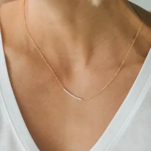 Lore Pearl Bar Necklace
