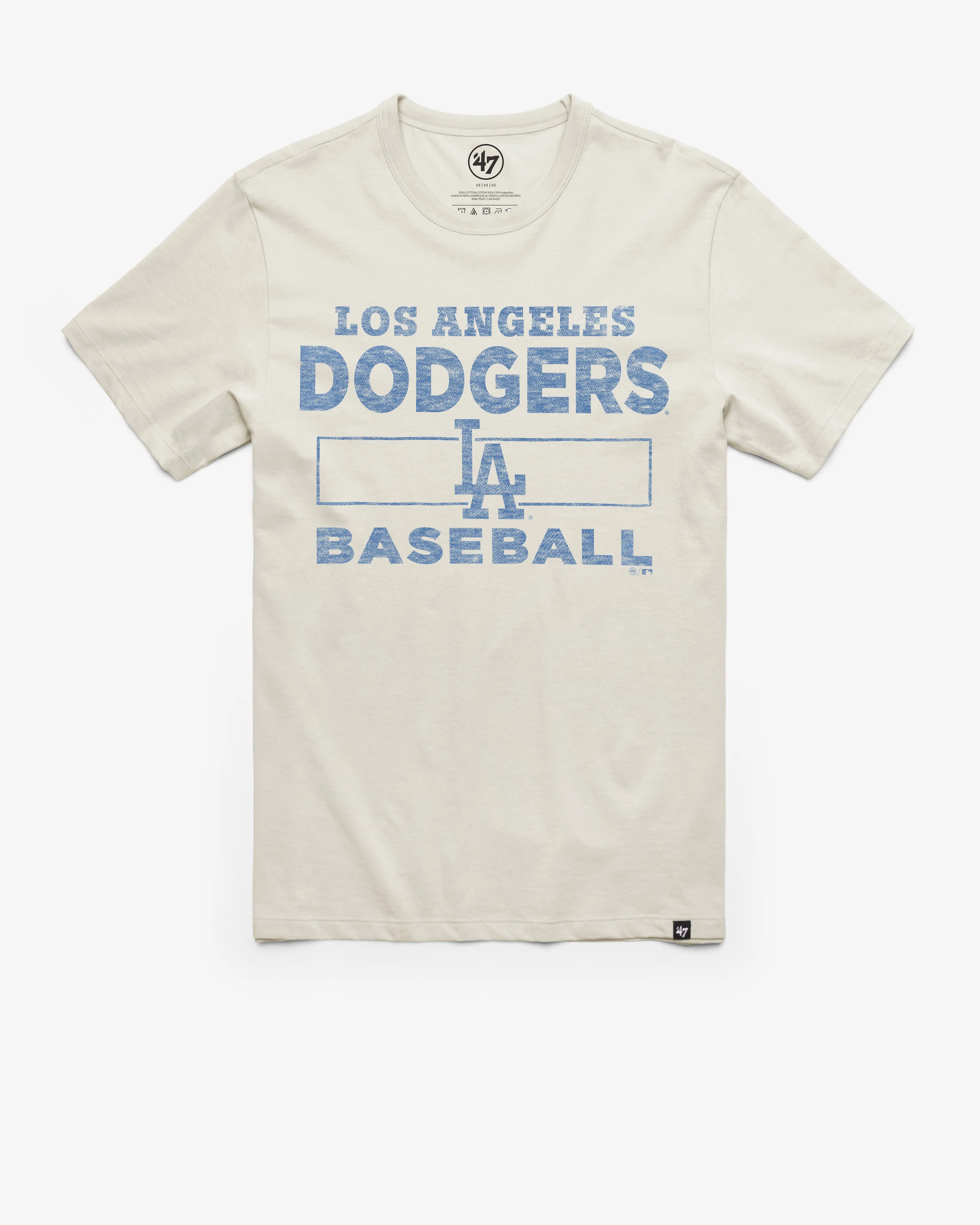 LOS ANGELES DODGERS BLOCK PRINT '47 FRANKLIN TEE