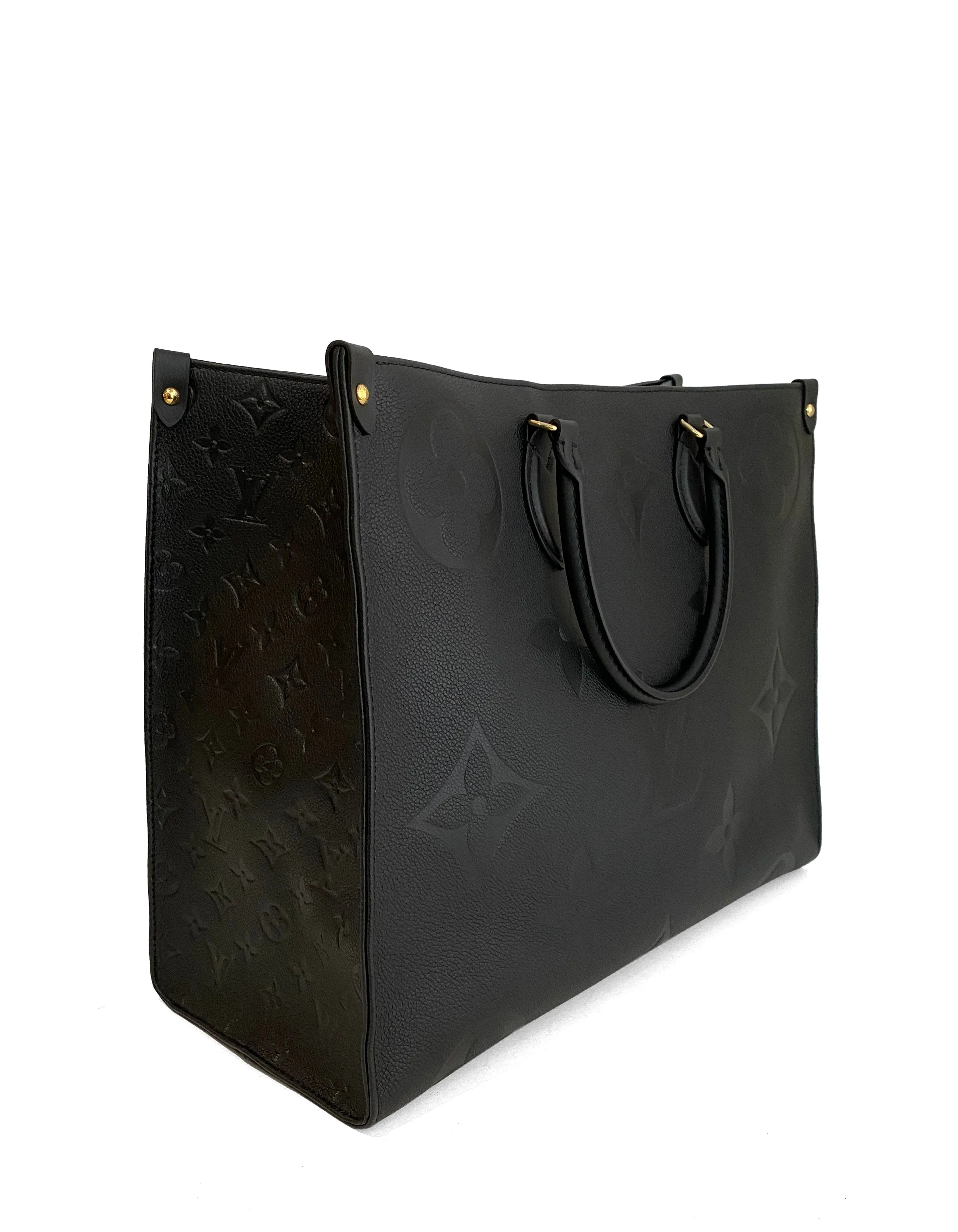 Louis Vuitton Black Empreinte Giant Onthego GM Tote Bag
