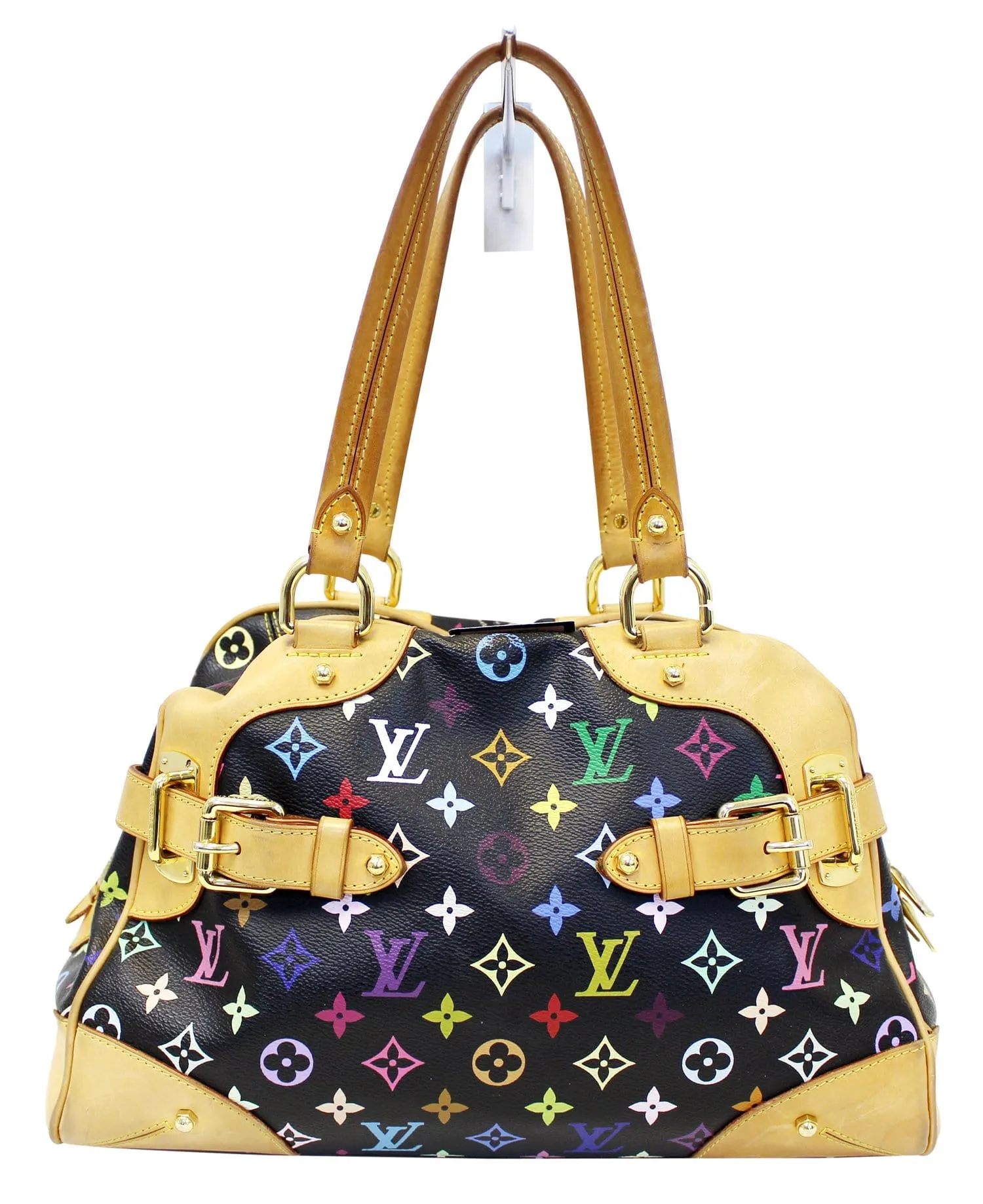 LOUIS VUITTON Black Monogram Multicolore Claudia Bag