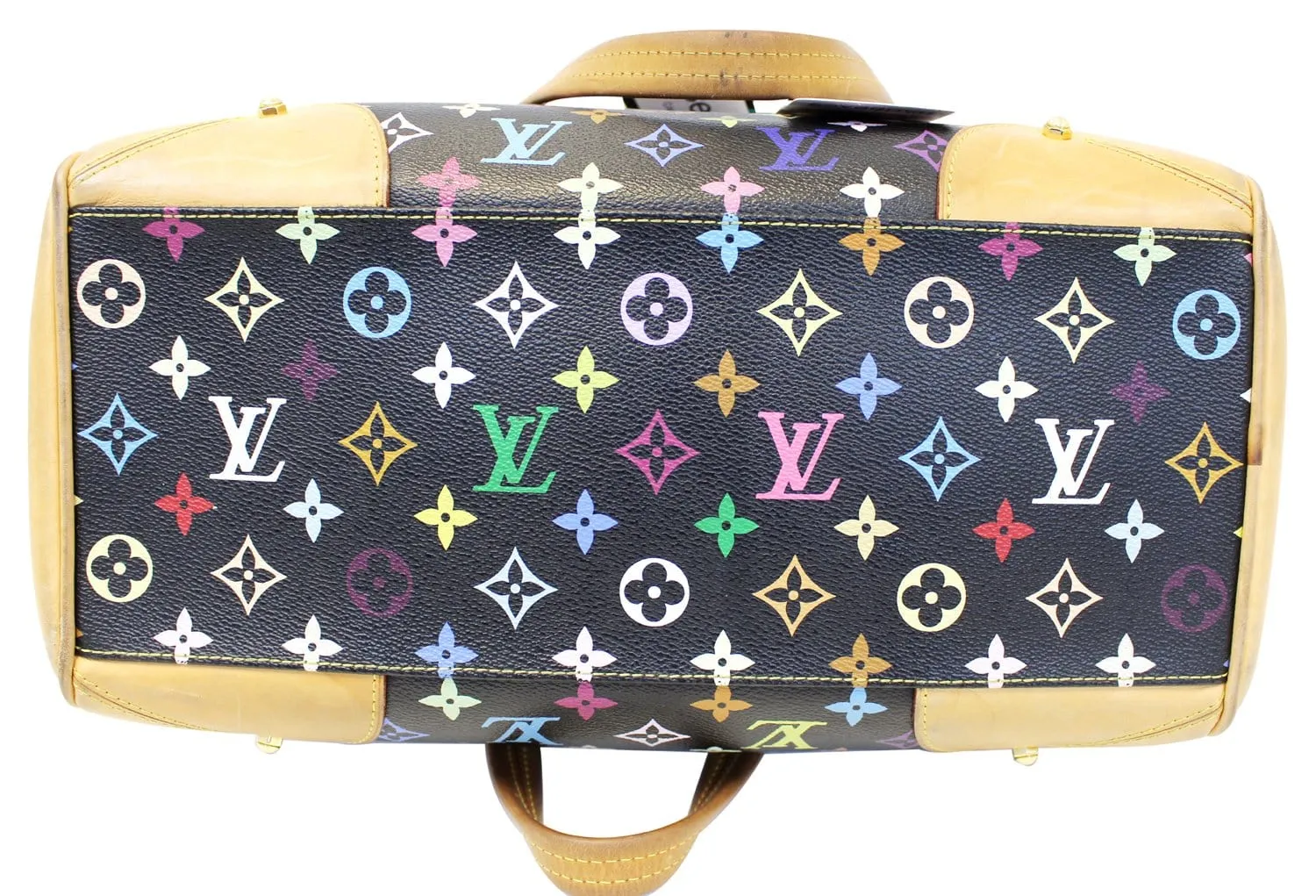 LOUIS VUITTON Black Monogram Multicolore Claudia Bag