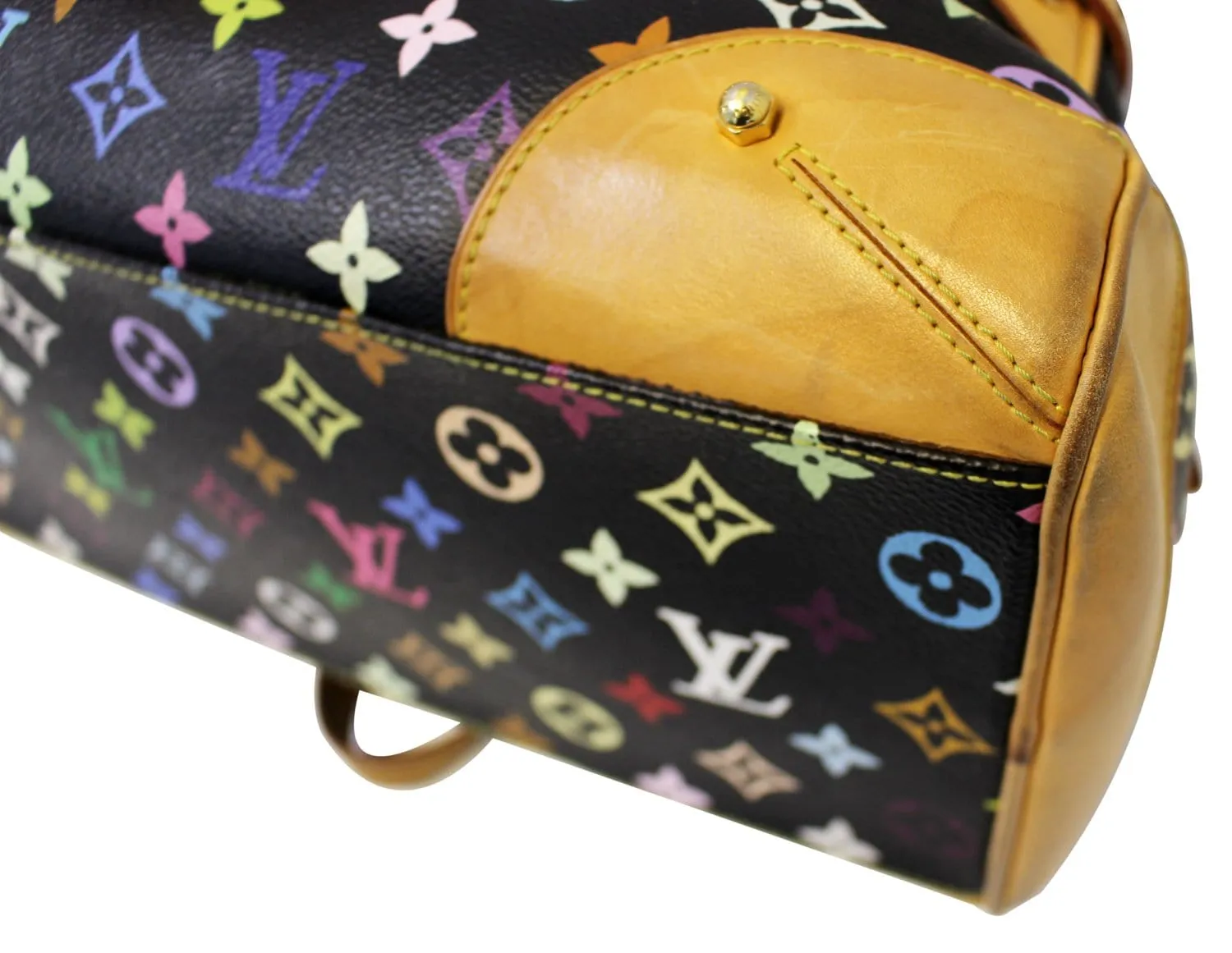 LOUIS VUITTON Black Monogram Multicolore Claudia Bag