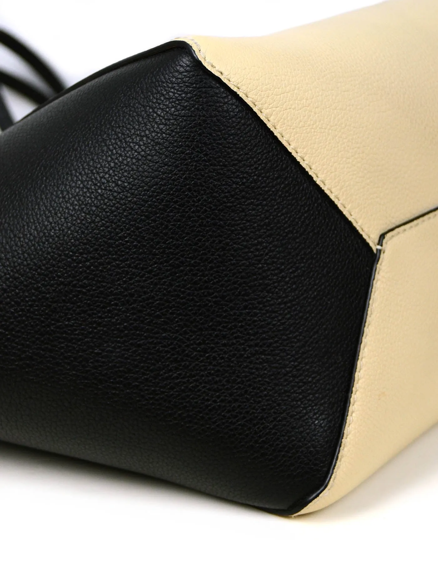 Louis Vuitton Black/Beige Bicolor Lockme Cabas Tote Bag