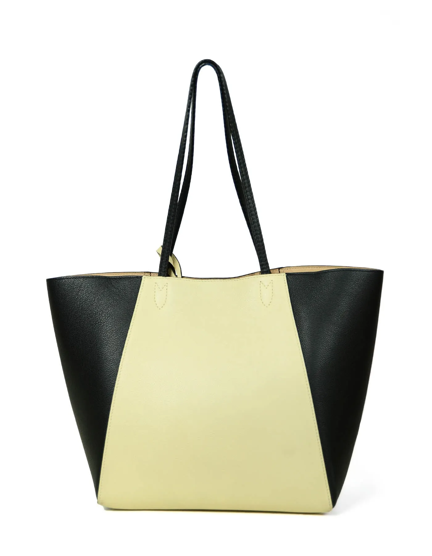 Louis Vuitton Black/Beige Bicolor Lockme Cabas Tote Bag