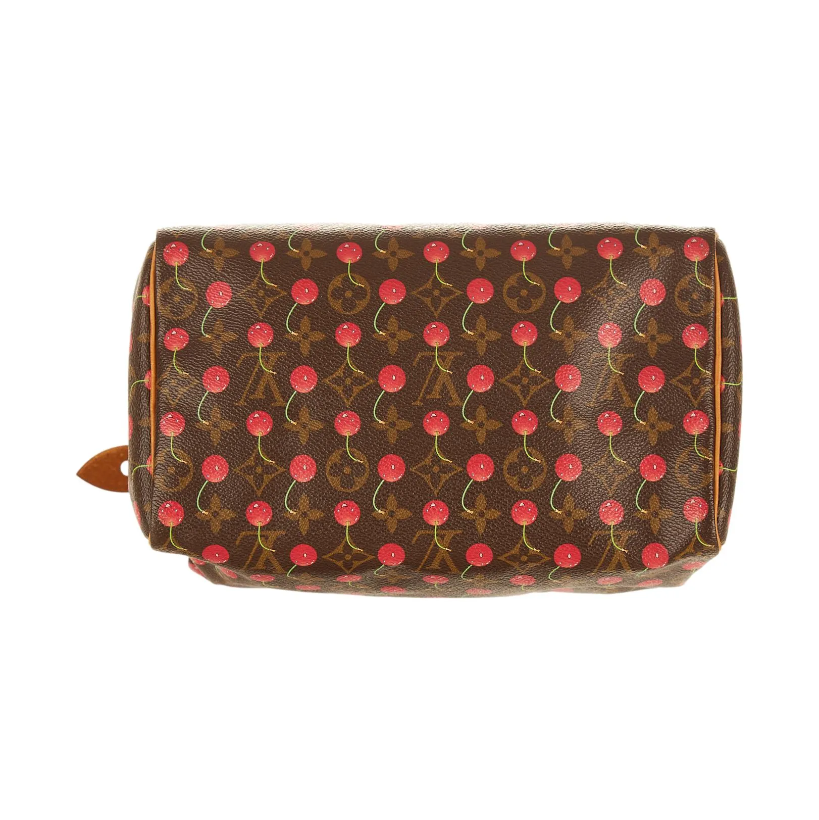 Louis Vuitton Brown Monogram Cherry Speedy 25
