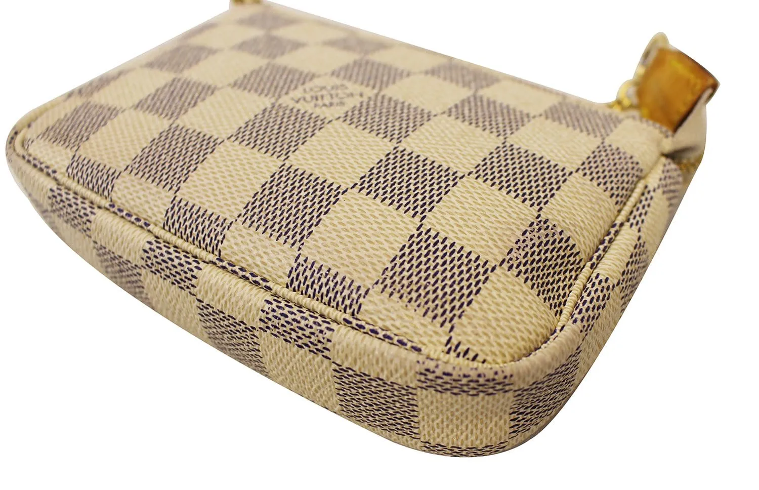 LOUIS VUITTON Damier Azur Mini Pochette Accessoires Pouch