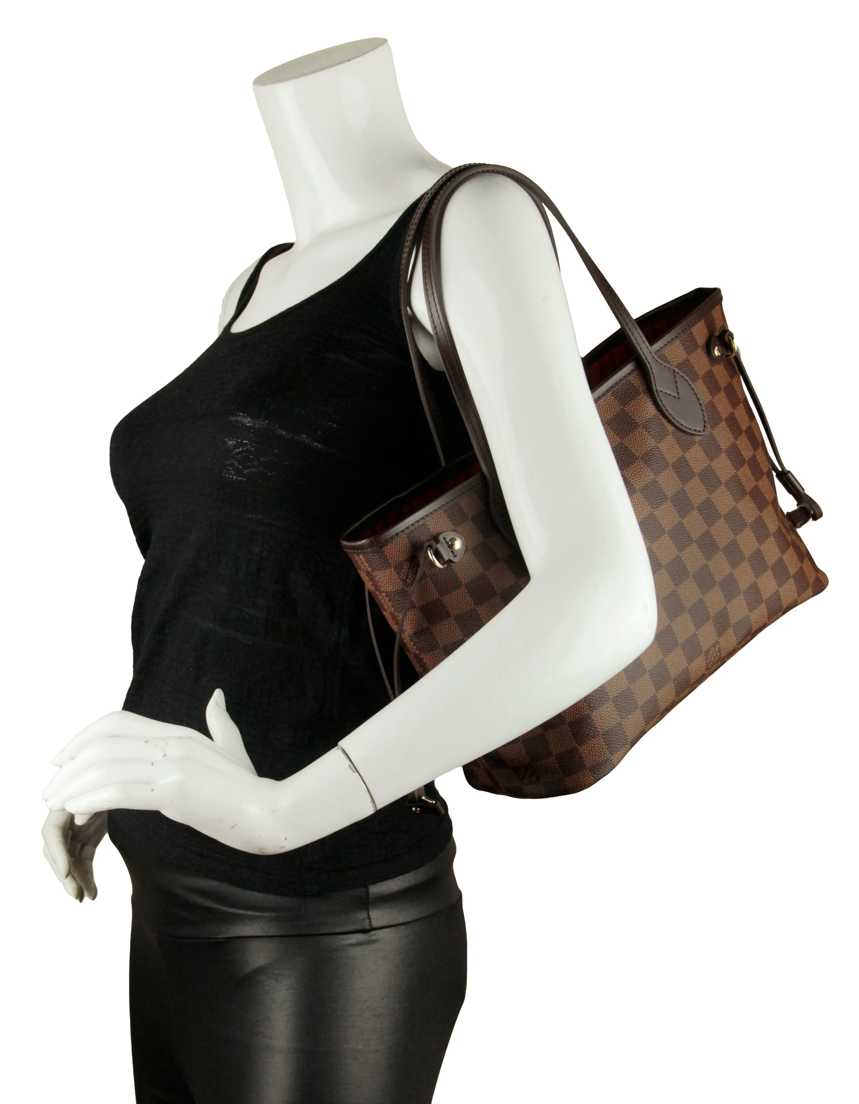 Louis Vuitton Damier Ebene Neo Neverfull PM Tote Bag